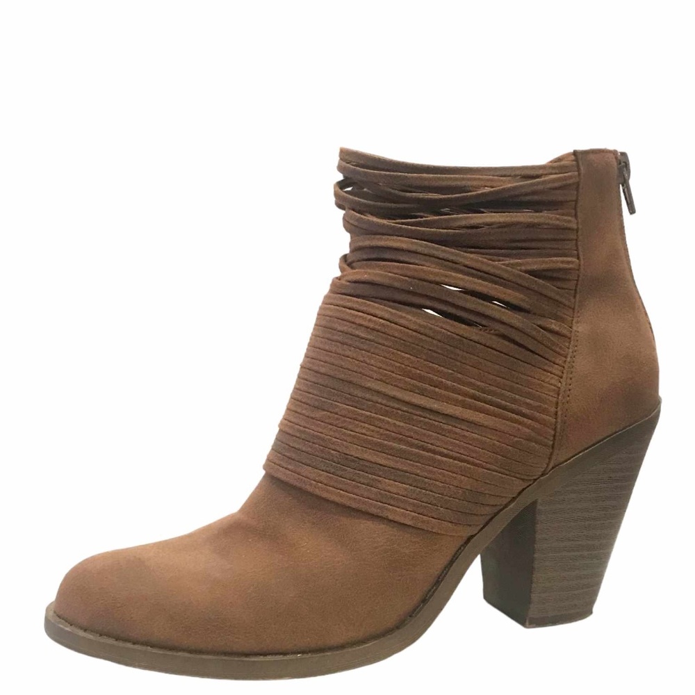 Fergaliciuos Wicket Cognac Brown Ankle Boot - Size 8.5 M